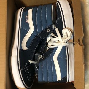 NEW Vans Sk8-Hi Pro Navy / Black Size 9M / 7.5W